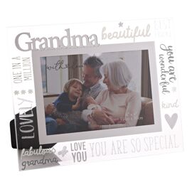 With Love Glass Frame With 3D - Grandma