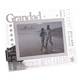 With Love Glass Frame With 3D - Grandad