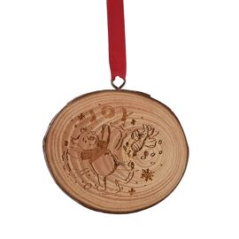 Disney Set of 4 Winnie the Pooh Wooden Decorations
