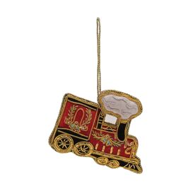 **MULTI 6** Hand Embellished Train Hanging Decoration