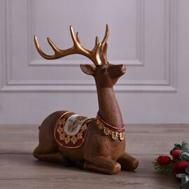 Sitting Reindeer Decoration