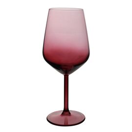 **MULTI 6** Red Ombre Wine Glasses