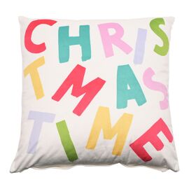 Square Christmas Time Cushion