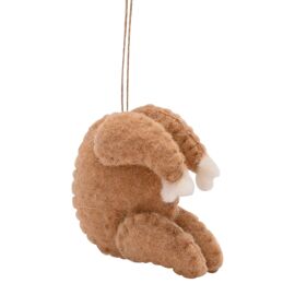 **MULTI 3** Sets of 4 Wool Christmas Food Hanging Decorations