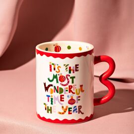 Raspberry Blossom 'It's The Most Wonderful Time' Mug