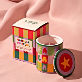 Raspberry Blossom Kerze mit Deckel ‚Fa La La‘