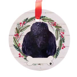 E&S Pets Poodle Wreath Hanging Decoration