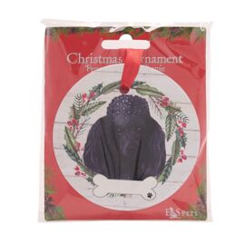 E&S Pets Poodle Wreath Hanging Decoration
