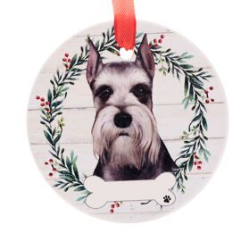 E&S Pets Schnauzer Wreath Hanging Decoration
