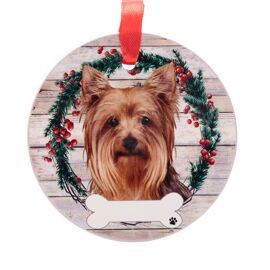 E&S Pets Yorkshire Terrier Wreath Hanging Decoration