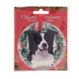 E&S Pets Border Collie Wreath Hanging Decoration