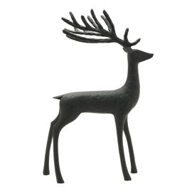 Black Deer Figurine - 17"