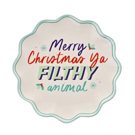 **MULTI 4** Wavy Edge Plate - Filthy Animal
