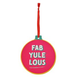 Fab Yule Lous Ceramic Hanging Decoration
