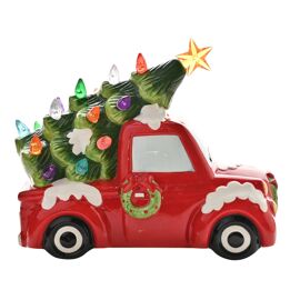 LED Light Up Ornament - Driving Home For Christmas