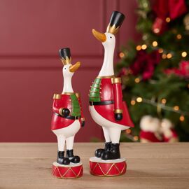 Christmas Duck Figurine 31cm