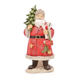 Father Christmas Figurine With Tree