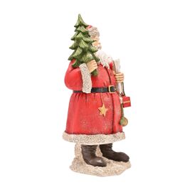 Father Christmas Figurine With Tree