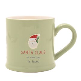 Love Life Christmas Embossed Mug - Santa Claus