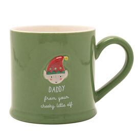 Love Life Christmas Embossed Mug - Daddy
