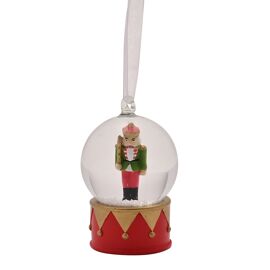 **MULTI 6** Mini Hanging Nutcracker Snow Globe