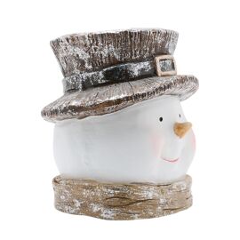 Snowman Planter