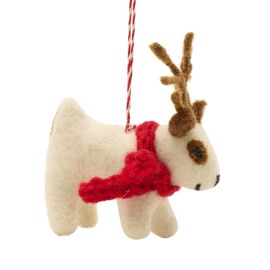 Felt Reindeer Hanging Decoraton