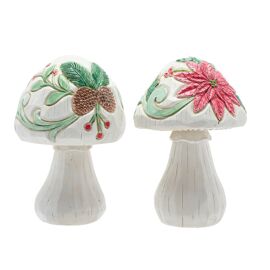 **ASTD MULTI 2** Mushrooms with Floral Decor