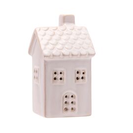 **MULTI 8** LED Light Up Ceramic House Decoration - Small