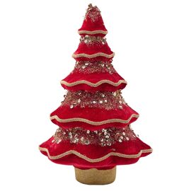 Red Velvet Christmas Tree 35cm