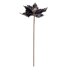 Black Velvet Poinsetta Stem