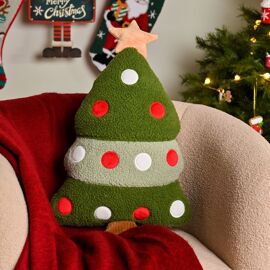 Christmas Tree Shaped Cushion 61cm