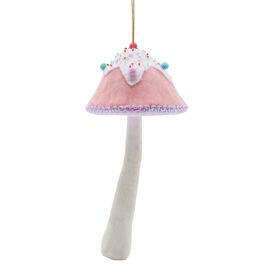 Hanging Tree Decoration - Pink Mushroom Large