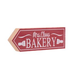 **MULTI 6** Direction Plaque - Mrs Claus Bakery