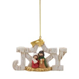 **MULTI 3** Hanging Nativity Decoration - Joy
