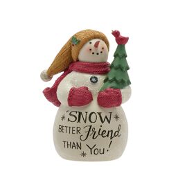 **MULTI 2** Snowman With Christmas Decoration