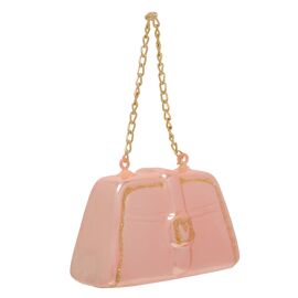 **MULTI 12** Blush Glass Tree Decorations -  Handbag