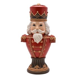 Regal Tidings Nutcracker Bust - 30 cm