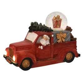 Regal Tidings Santa Van Snow Globe