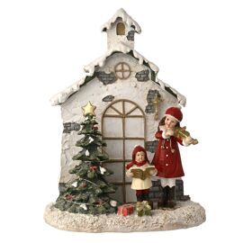 Regal Tidings Christmas Carols Scene with LED.