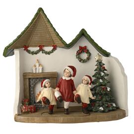 Regal Tidings Christmas Children Dancing Scene  with LED.