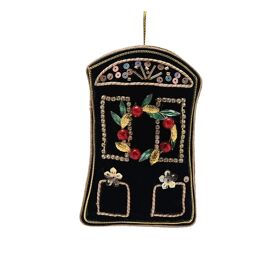 **MULTI 6** Regal Tidings Tree Hanger - Velvet Embellished Door