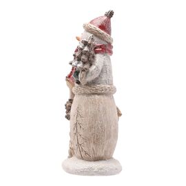 **MULTI 2** Christmas Snowman Figurine 27cm