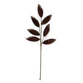 **MULTI 12** Chocolate Velvet Leaf Stem