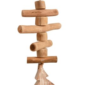 **MULTI 2** Wooden Christmas Hanging Decoration - Trees