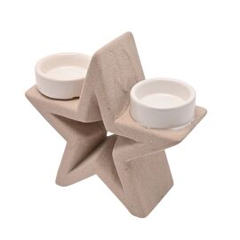 **MULTI 2** Star Tea Light Holder 14.5cm