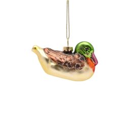 **MULTI 24** Glass Hanging Ornament - Mallard