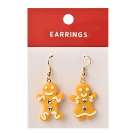**MULTI 6** Mr & Mrs Gingerbread Earrings