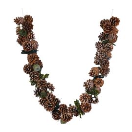 Mixed Foliage Blue Garland 120cm