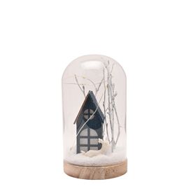 Turtle Dove LED Cloche House Decoration